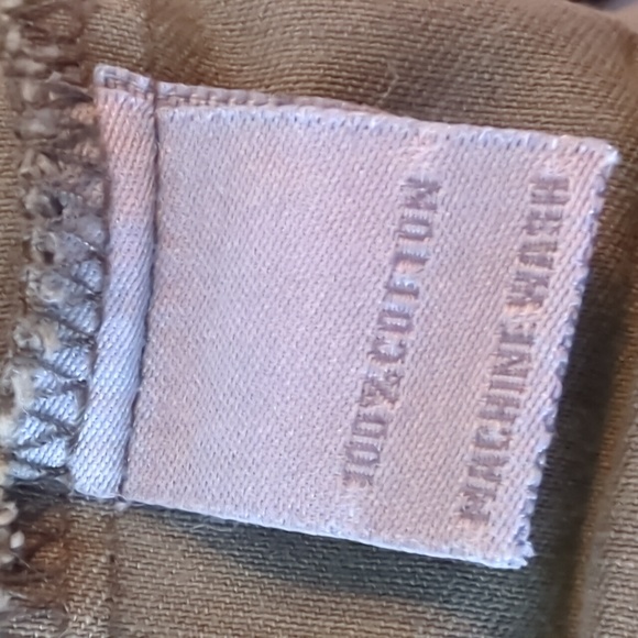 PerSe Khaki olive green military style jacket vest size Medium - Picture 8 of 8